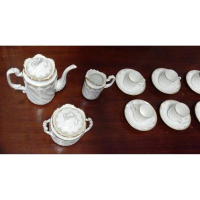 1900 ′ Service At Café E Bourgeois Paris