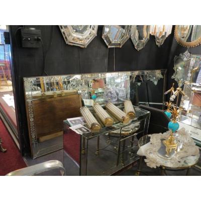1900 ′ Rectangular Venetian Mirror 3m71 X1m24 Cm