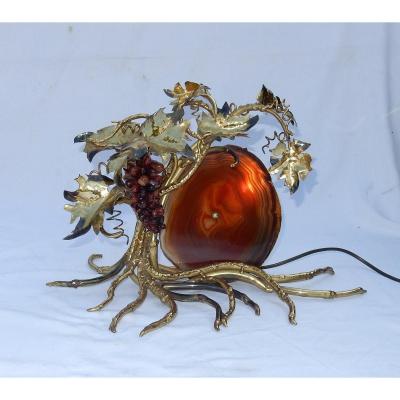 1970 'lamp A The Bunch Of Grapes Fernandez Or Duval Brasseur Or Isabelle Faure