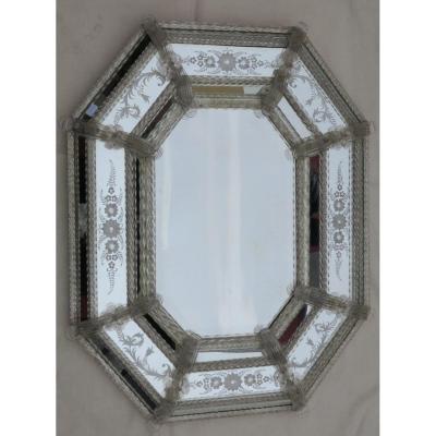 1950/70 'mirror Style Véronèse Octagonal Parecloses