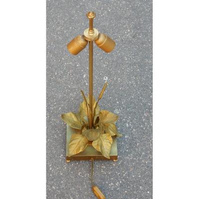 1970 'lamp Aux Plantins Style Maison Jansen