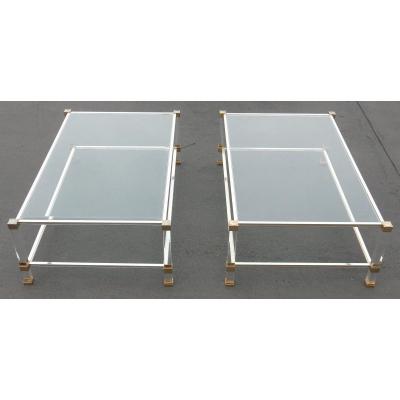 1970/80  Table Altuglas Pierre Vandel Paris 128 X 78 Cm