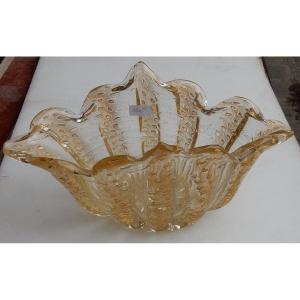 1970 ′ Murano Crystal Cup By Barovier