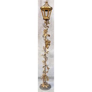 1950/70 ′ Florentine Floor Lamp With Angels