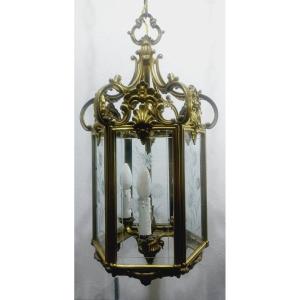 Large Bronze Lantern