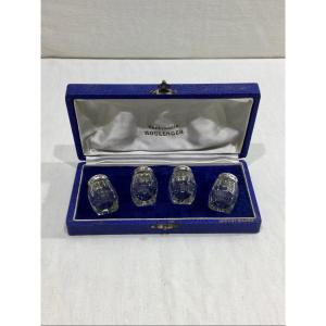 Boulenger – 4 Salt Cellars In Sterling Silver “