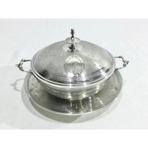 Broth On Silver Dish