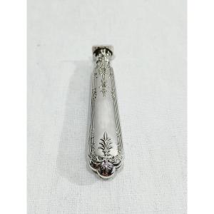 Silver Stamp Letters L & P