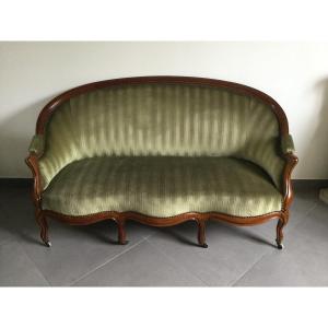 Napoleon III Sofa In Mahogany