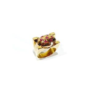 Rose Gold Constellation Ring 