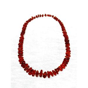 Amber Pearl Necklace