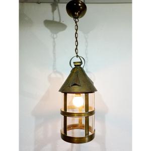 1-light Brass Lantern 
