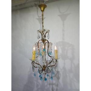 3-light Cage Chandelier  