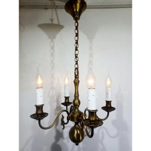 4-light Dutch Chandelier