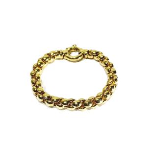 Yellow Gold And Sapphire Bracelet 