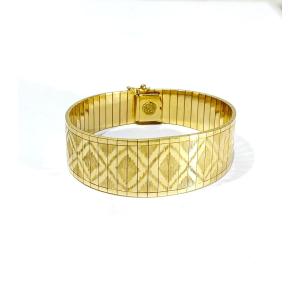 1970s Gold Articulated Bracelet