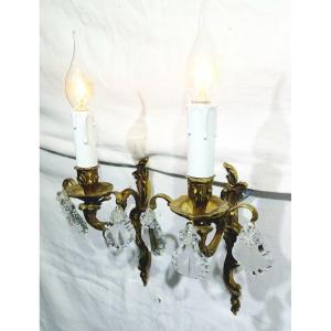 Pair Of 1-light Wall Lights 
