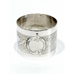 Art Nouveau Solid Silver Napkin Ring