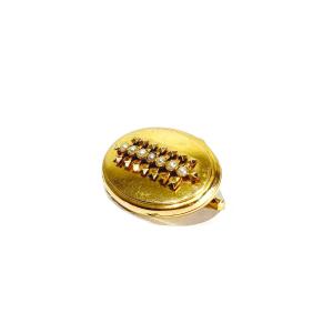 Rose Gold Photo Holder Brooch