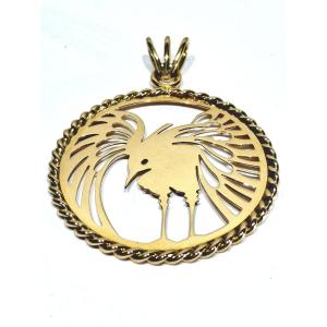 Rose Gold Phoenix Pendant