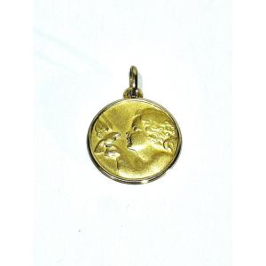 Angel And Dove Medal