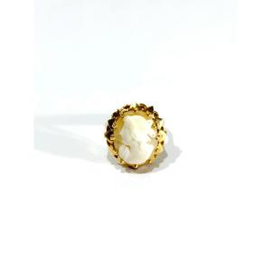 Rose Gold Cameo Ring