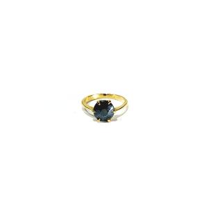 Gold And Hematite Ring