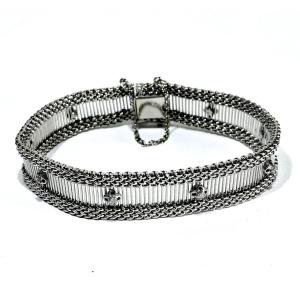 White Gold And Diamond Bracelet
