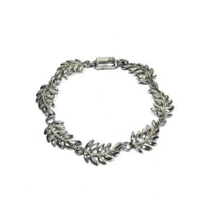 Silver Leaf Bracelet