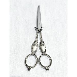 Eugène Schifferlet - Pair Of Silver Grape Scissors 