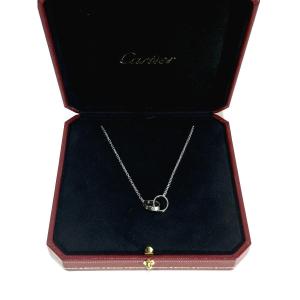 Cartier - Love Necklace In White Gold 