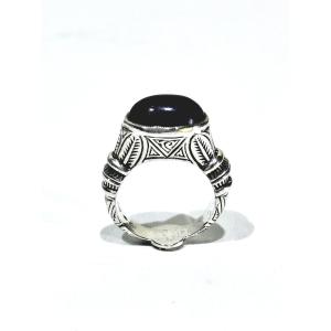 Silver And Lapis Ring
