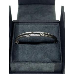 David Yurman - Silver And Diamond Bracelet