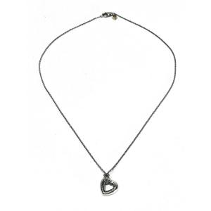David Yurman - Silver Heart Necklace