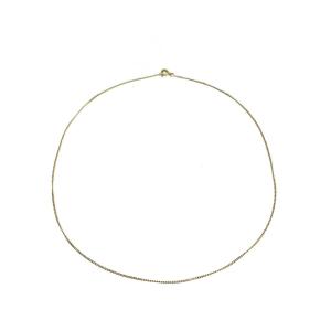 Gold Curb Chain, 43.5 Cm 