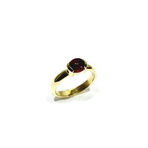 14k Yellow Gold And Ruby Ring