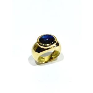 18k Yellow Gold And Tanzanite Ring
