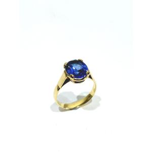 Gold And Sapphire Ring