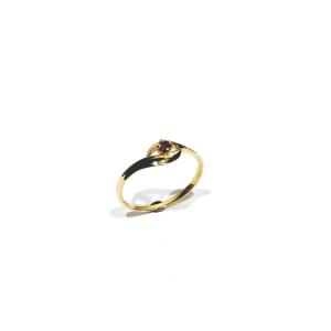 18-carat Yellow Gold And Ruby Ring