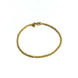 Yellow Gold Beaded Bracelet