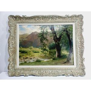 Oil On Canvas - The River
