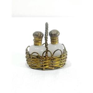 Pair Of Salt Flasks