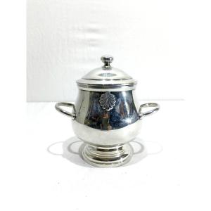 Christofle - Vendôme Silver-plated Sugar Bowl