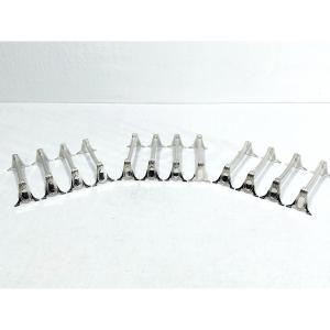 12 Silver-plated Empire-style Knife-holders