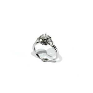 White Gold And Diamond Solitaire