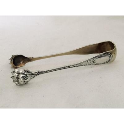 Émile Puiforcat - Silver And Vermeil Sugar Tongs