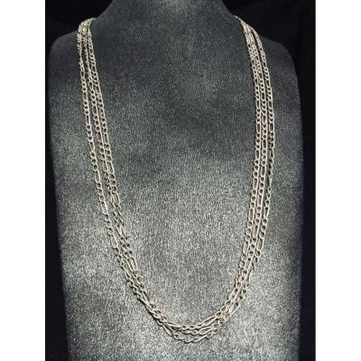 Figaro Silver Chain Necklace
