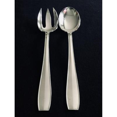 Christofle Atlas Salad Cutlery