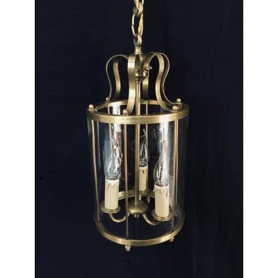 Lantern 3 Lights Bronze And Brass