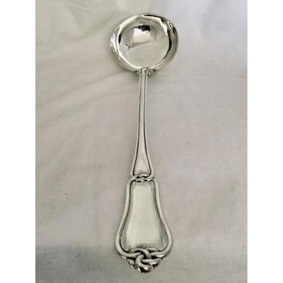 Ludovic Levée - Silver Ladle With Gordian Knots